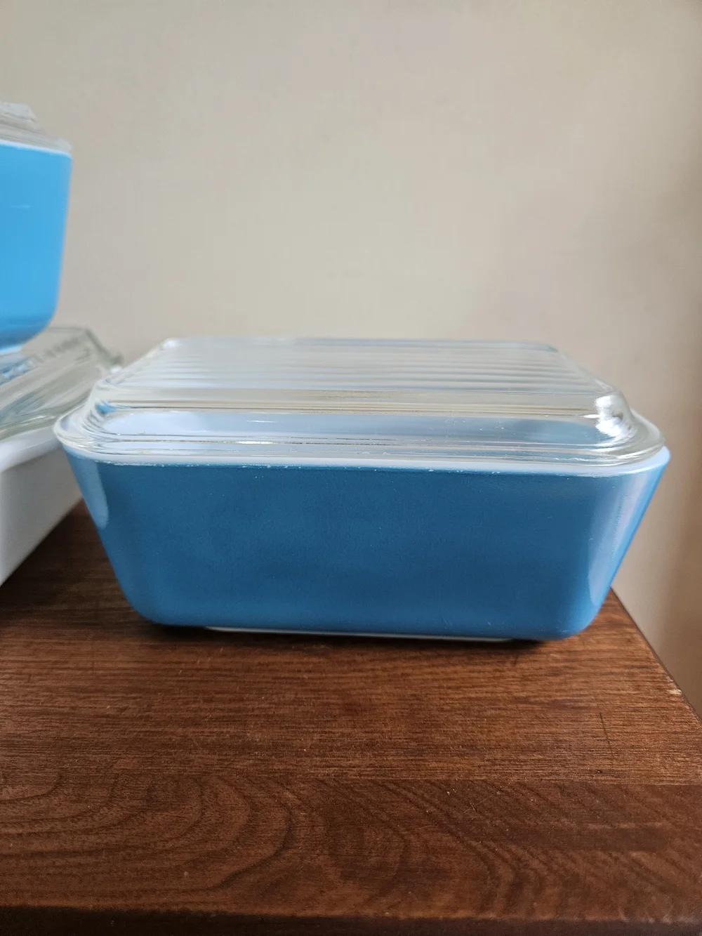 Pyrex Horizon Blue Refrigerator Set 1969-1972